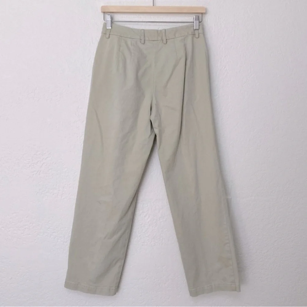 Talbots Petites Light Beige Stretch Straight Leg Dress Pants, Size 6 - Picture 3 of 5